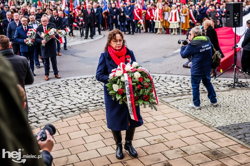 Święto Niepodległości - uroczystości pod Pomnikiem Wolności