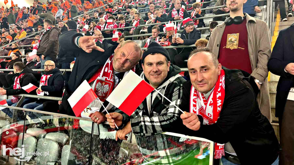 Mieleccy kibice na meczu Polska – Holandia