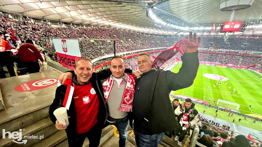 Mieleccy kibice na meczu Polska – Holandia