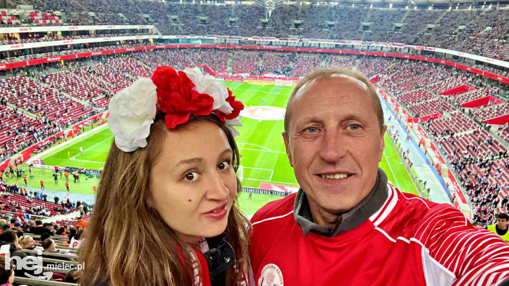 Mieleccy kibice na meczu Polska – Holandia