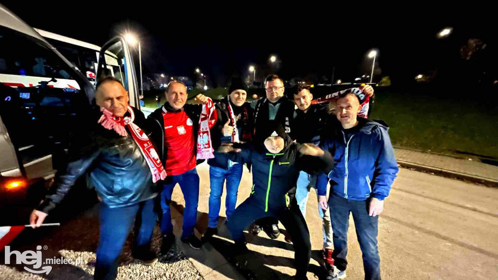 Mieleccy kibice na meczu Polska – Holandia