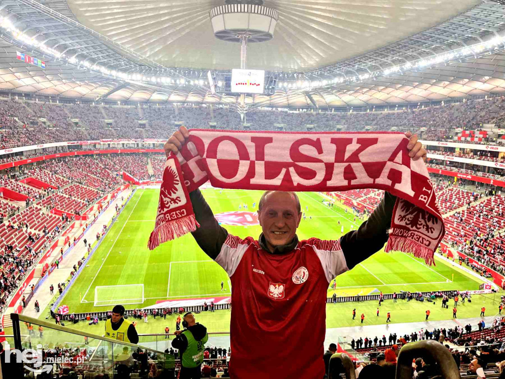 Mieleccy kibice na meczu Polska – Holandia