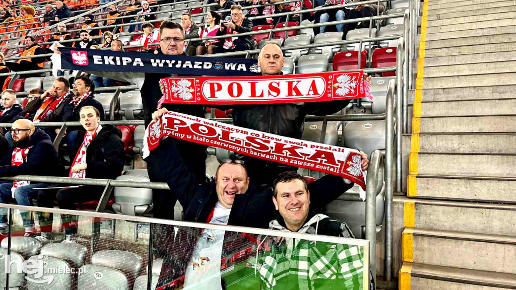 Mieleccy kibice na meczu Polska – Holandia
