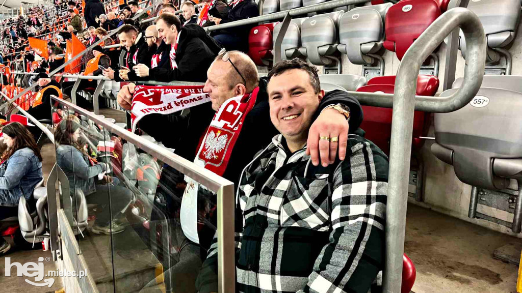 Mieleccy kibice na meczu Polska – Holandia