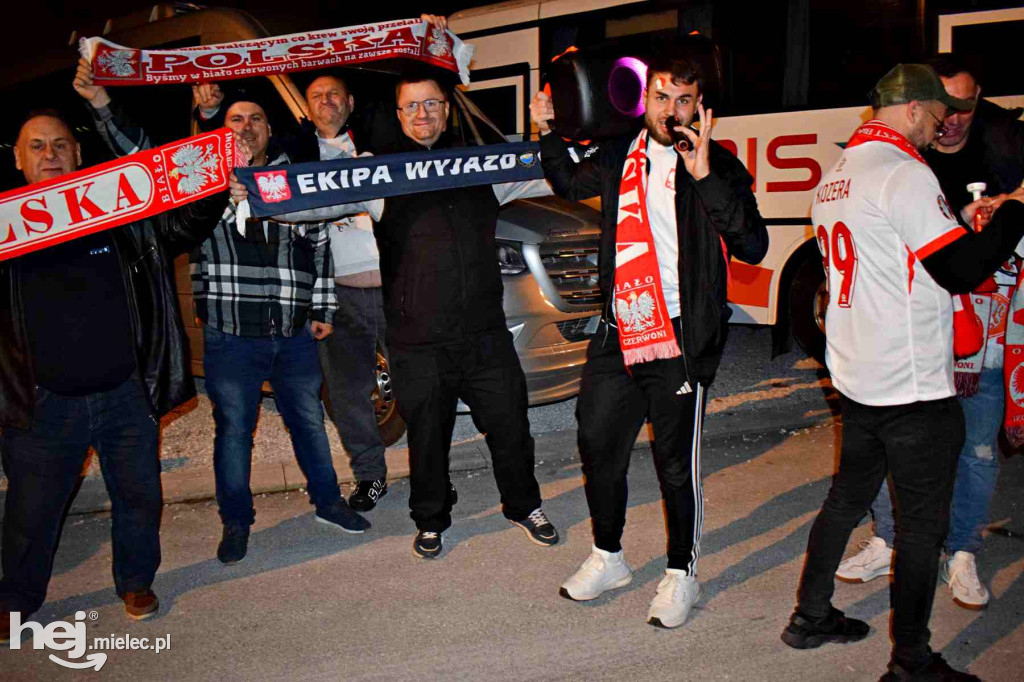 Mieleccy kibice na meczu Polska – Holandia