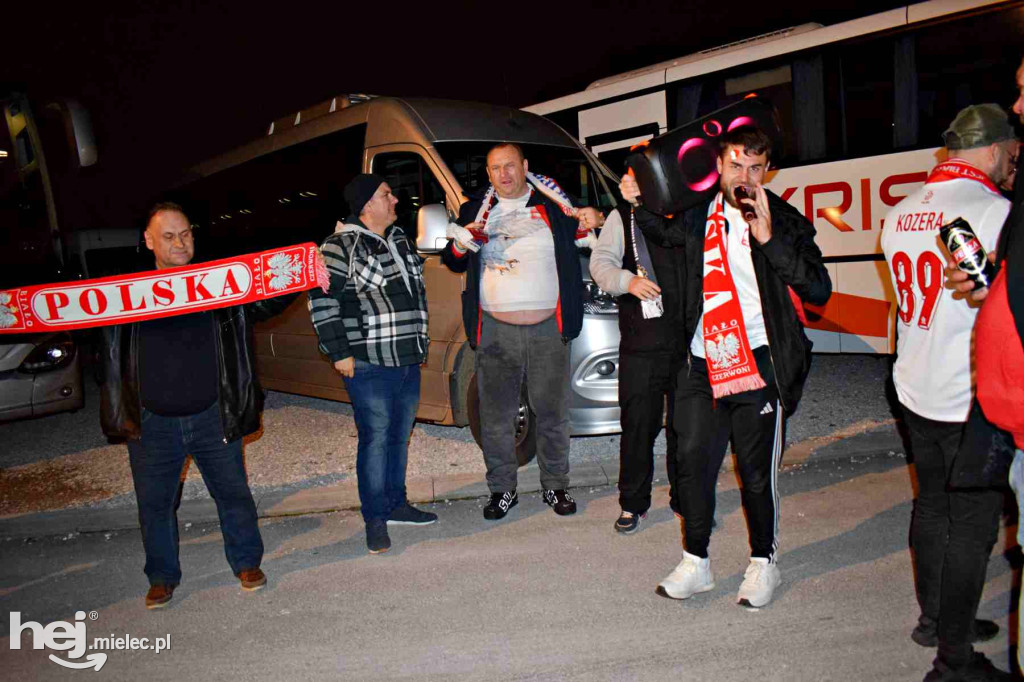 Mieleccy kibice na meczu Polska – Holandia