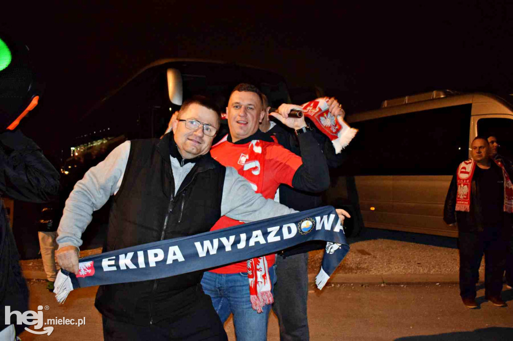 Mieleccy kibice na meczu Polska – Holandia