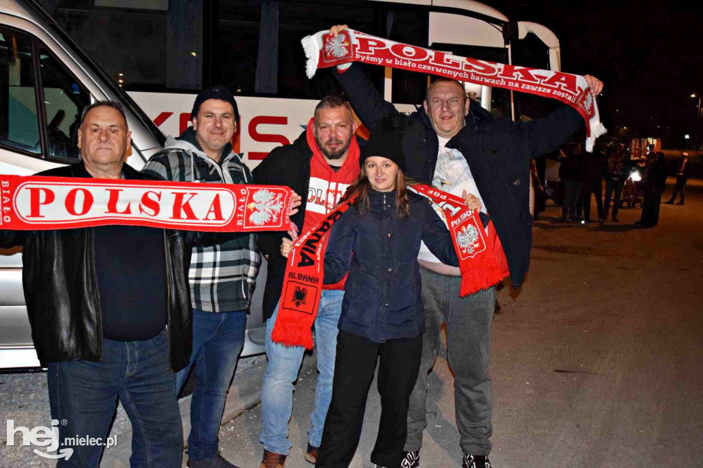 Mieleccy kibice na meczu Polska – Holandia