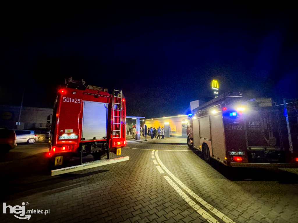 Ewakuacja McDonalds w Mielcu