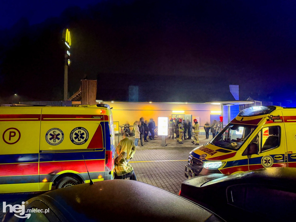 Ewakuacja McDonalds w Mielcu