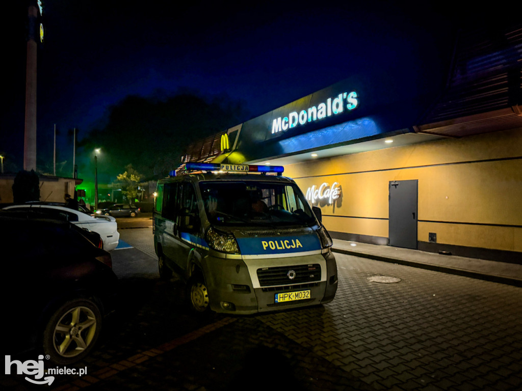 Ewakuacja McDonalds w Mielcu