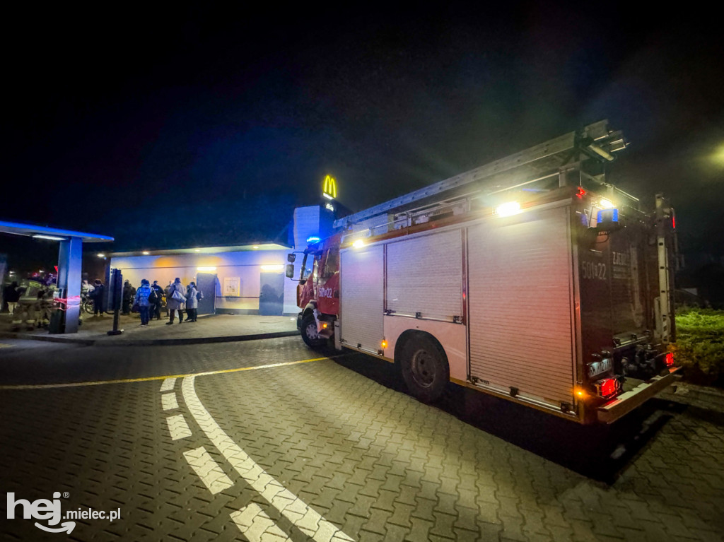 Ewakuacja McDonalds w Mielcu