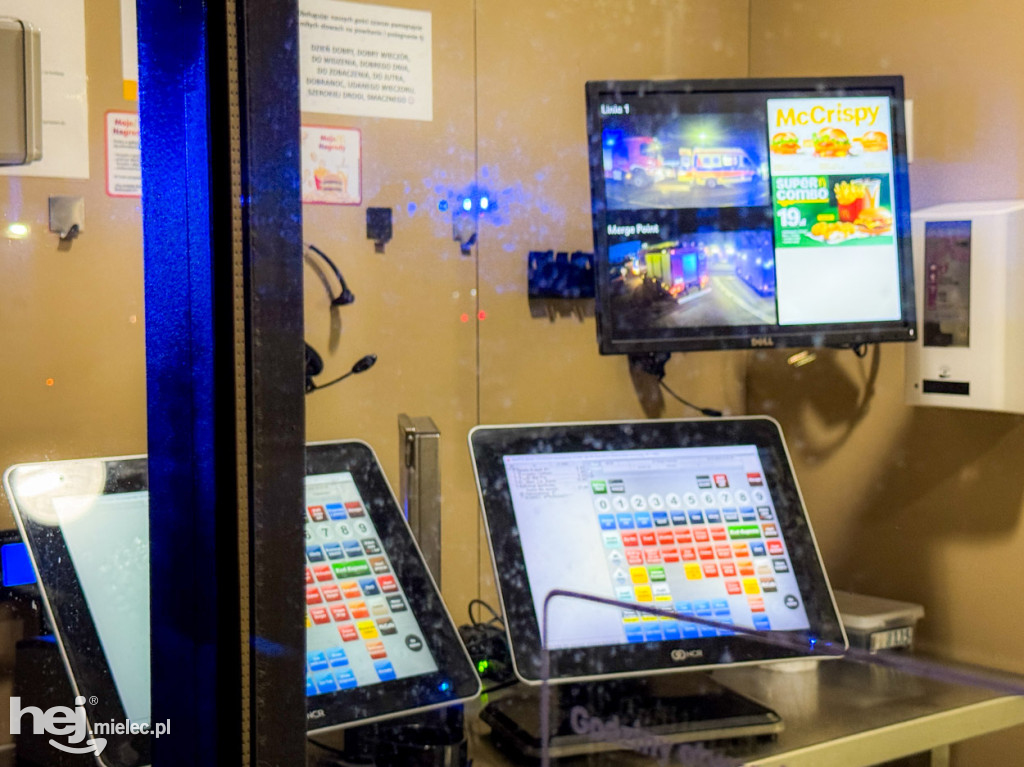 Ewakuacja McDonalds w Mielcu