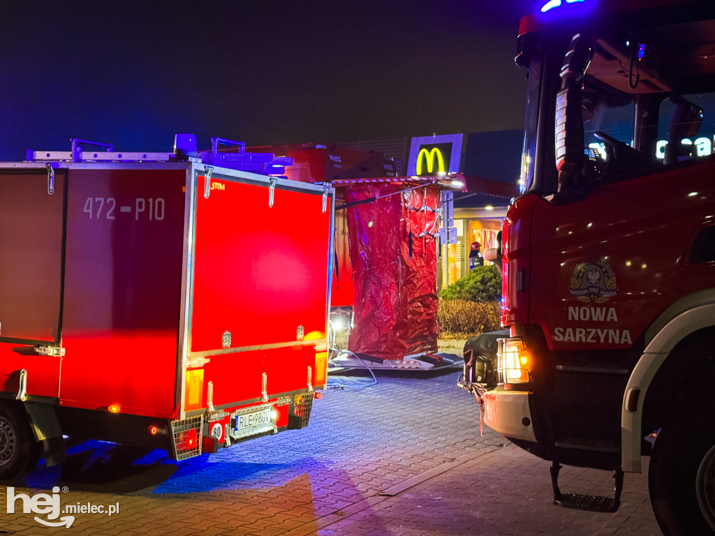 Ewakuacja McDonalds w Mielcu