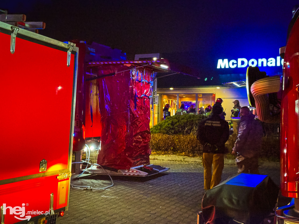 Ewakuacja McDonalds w Mielcu