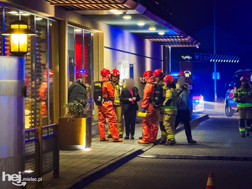 Ewakuacja McDonalds w Mielcu