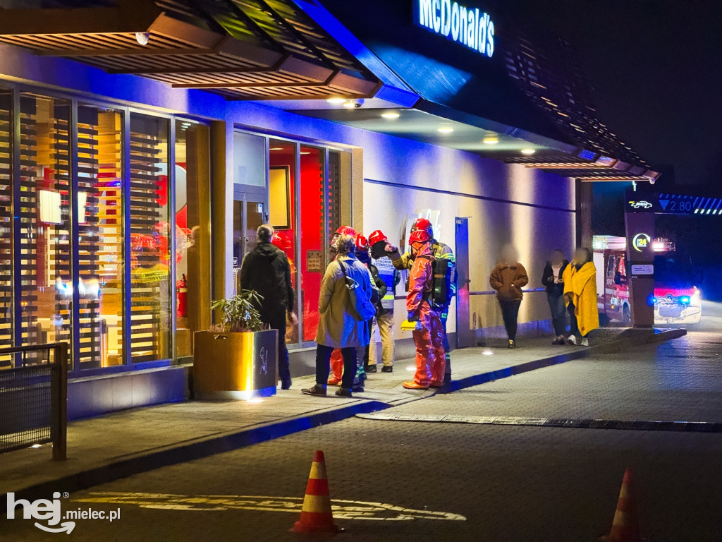 Ewakuacja McDonalds w Mielcu
