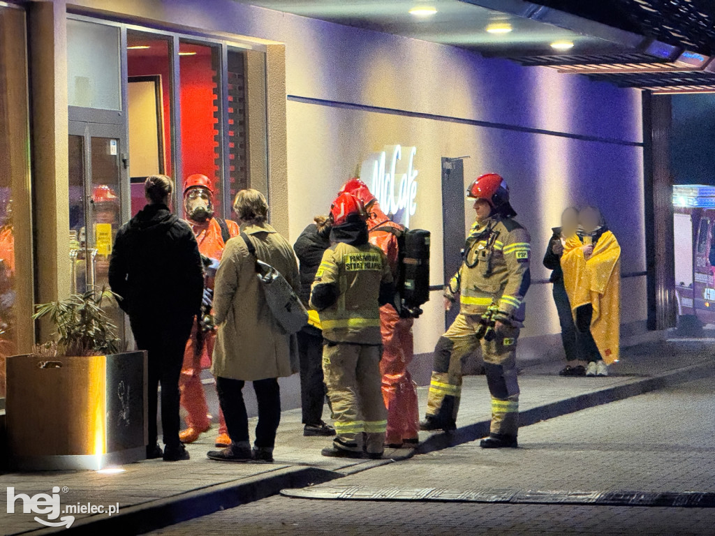 Ewakuacja McDonalds w Mielcu