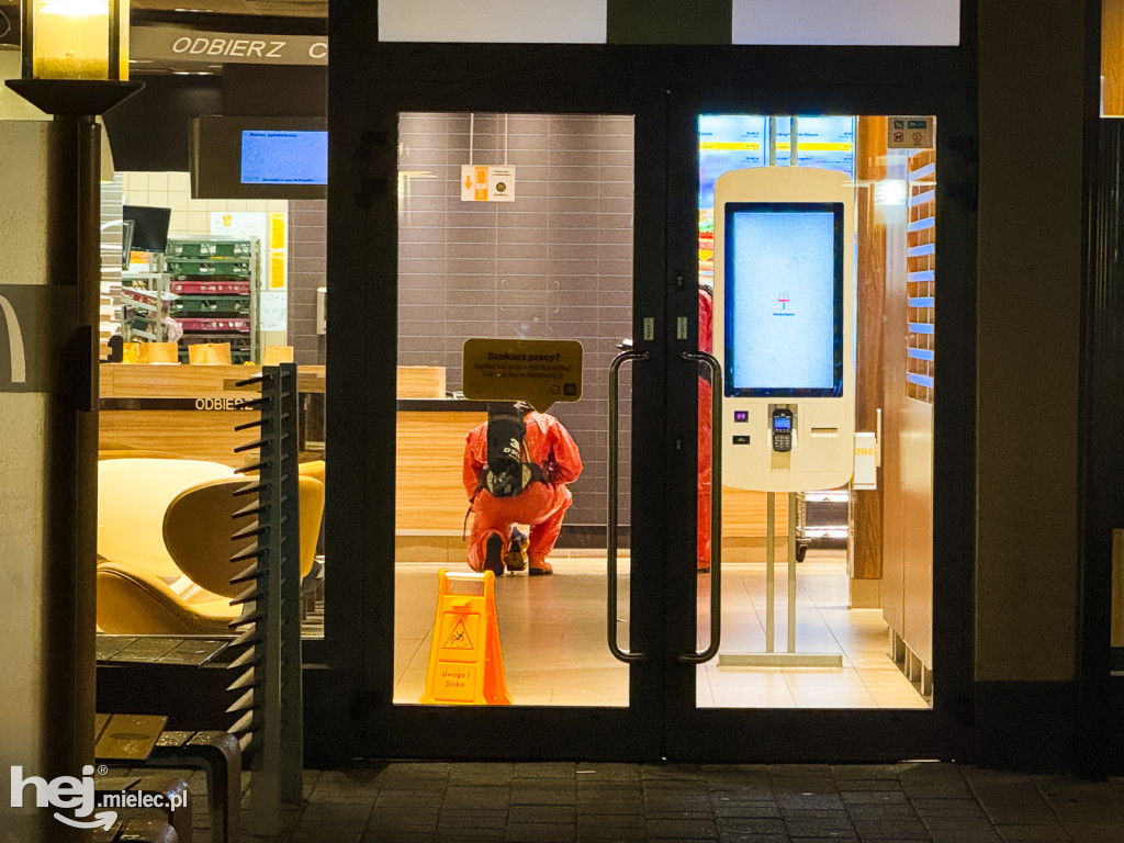 Ewakuacja McDonalds w Mielcu
