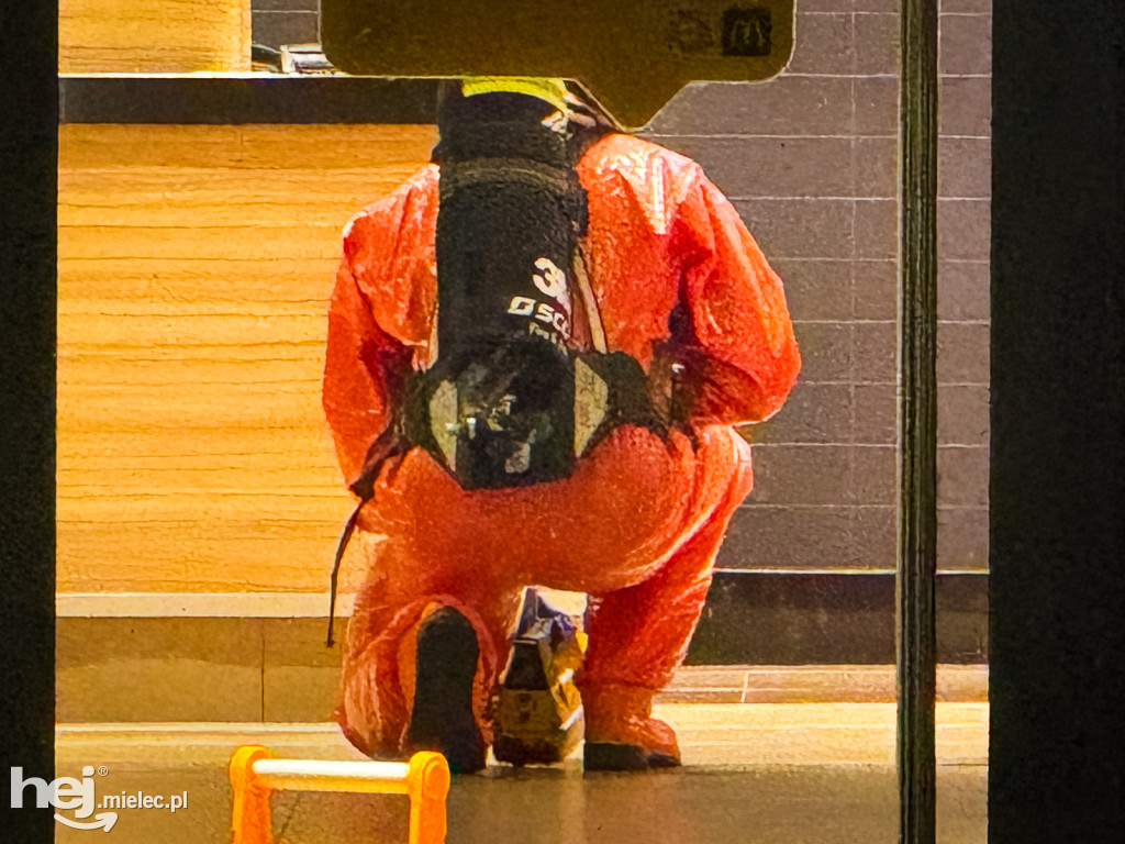 Ewakuacja McDonalds w Mielcu