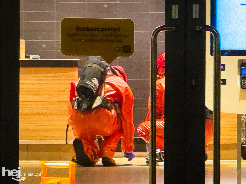 Ewakuacja McDonalds w Mielcu