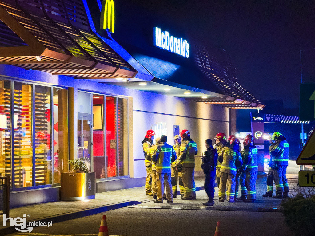 Ewakuacja McDonalds w Mielcu