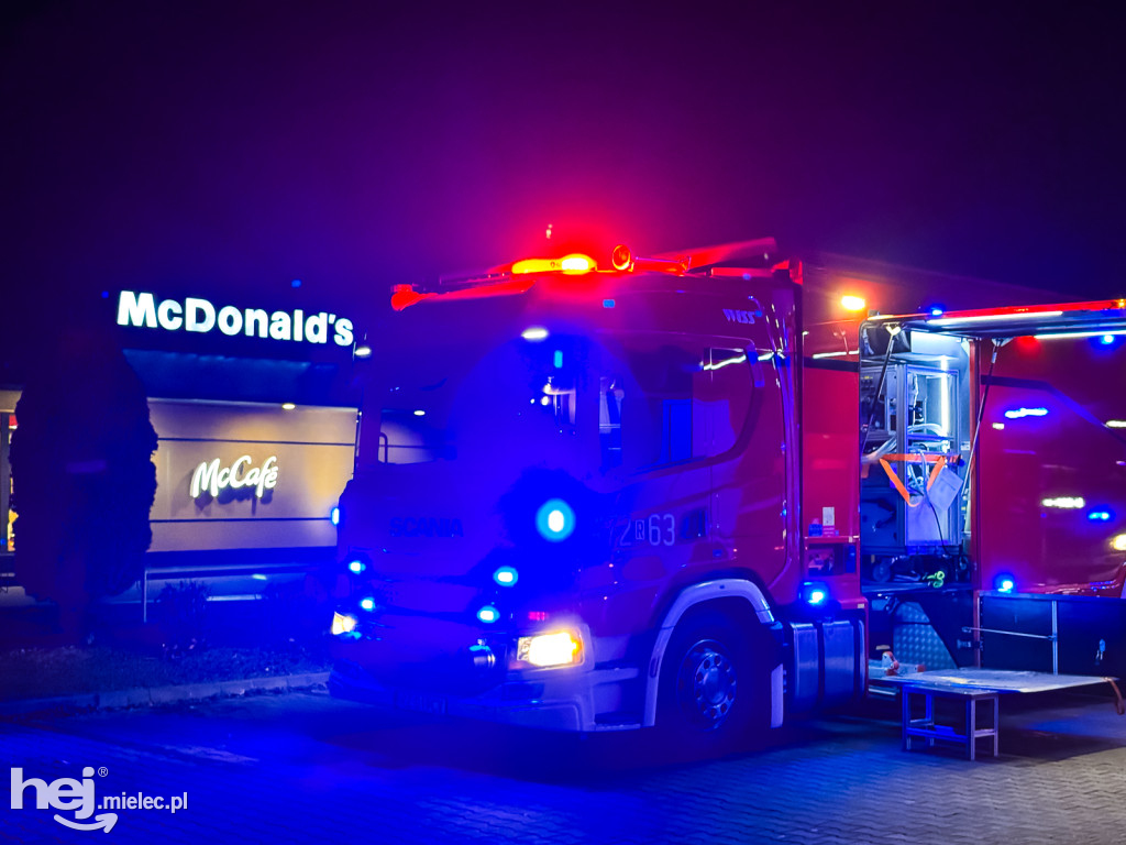 Ewakuacja McDonalds w Mielcu