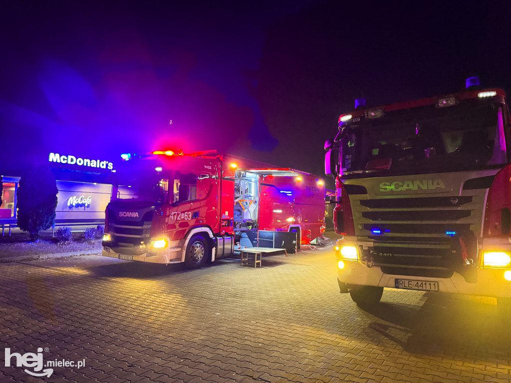 Ewakuacja McDonalds w Mielcu