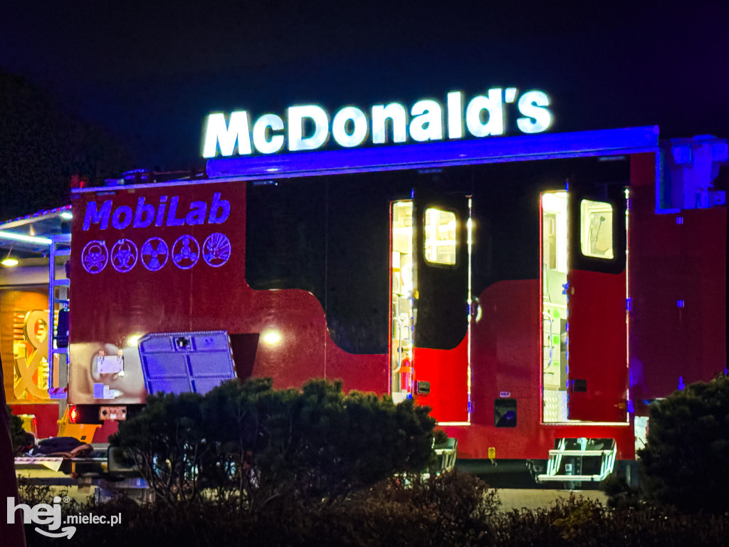 Ewakuacja McDonalds w Mielcu