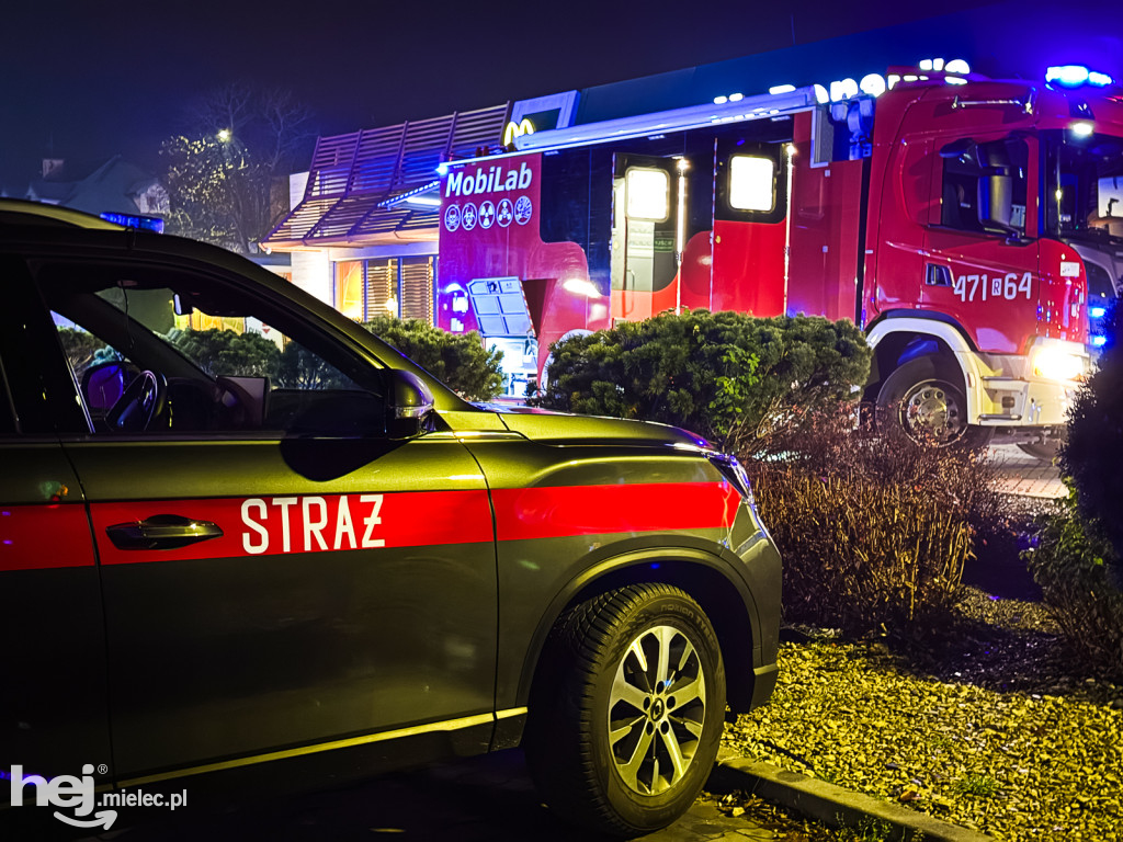 Ewakuacja McDonalds w Mielcu