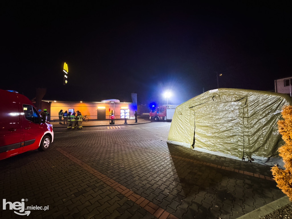 Ewakuacja McDonalds w Mielcu