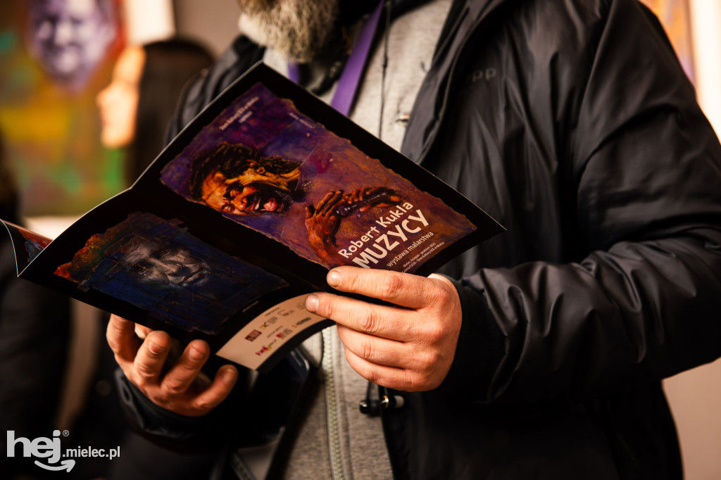 Wernisaż wystawy „Muzycy” Roberta Kukli