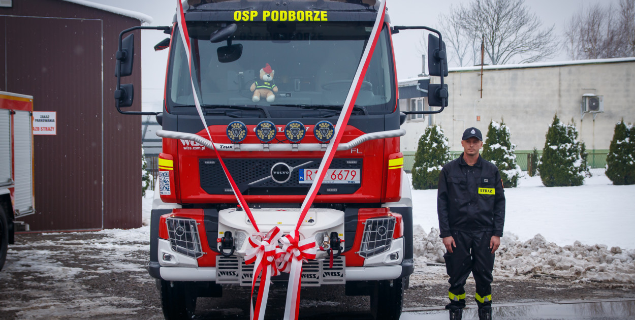 Powitanie wozu w OSP Podborze