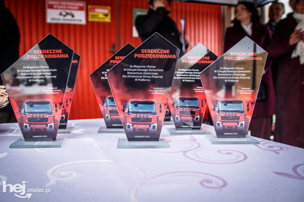 Powitanie wozu w OSP Podborze