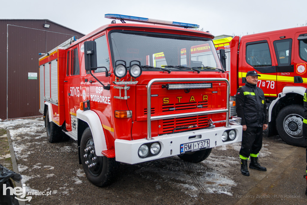Powitanie wozu w OSP Podborze