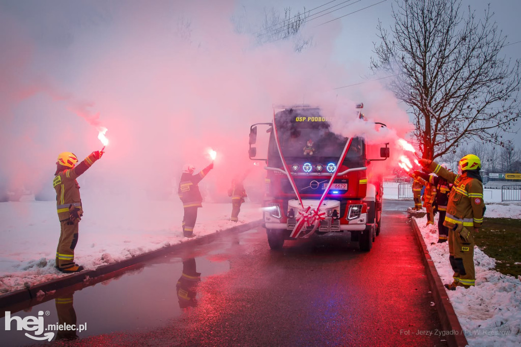 Powitanie wozu w OSP Podborze
