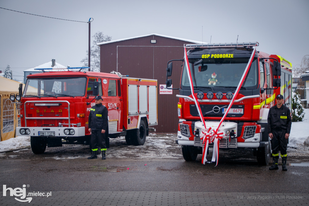 Powitanie wozu w OSP Podborze