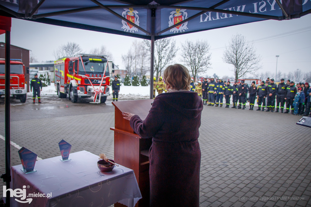 Powitanie wozu w OSP Podborze