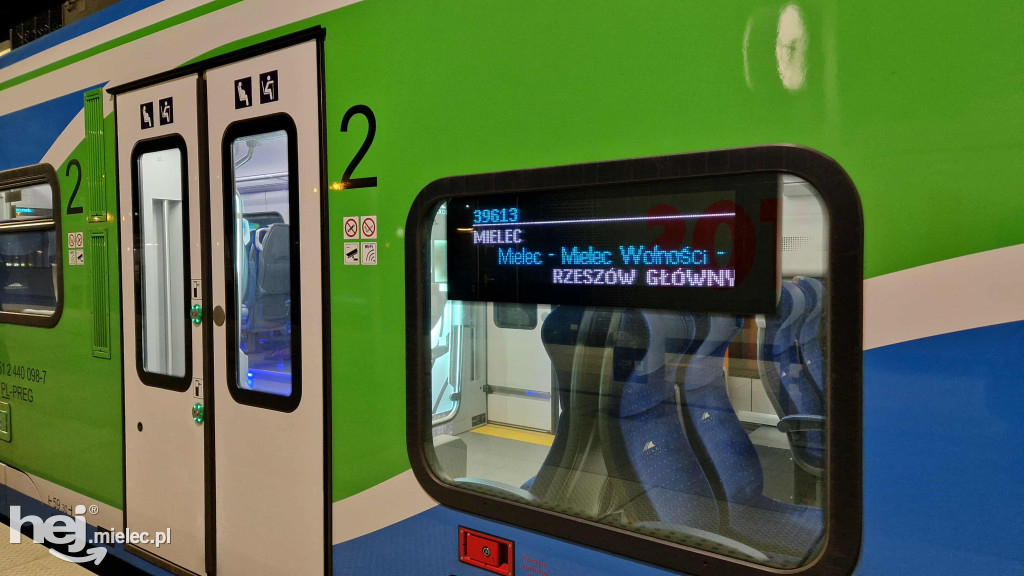 Pociąg z siarką na stacji Mielec