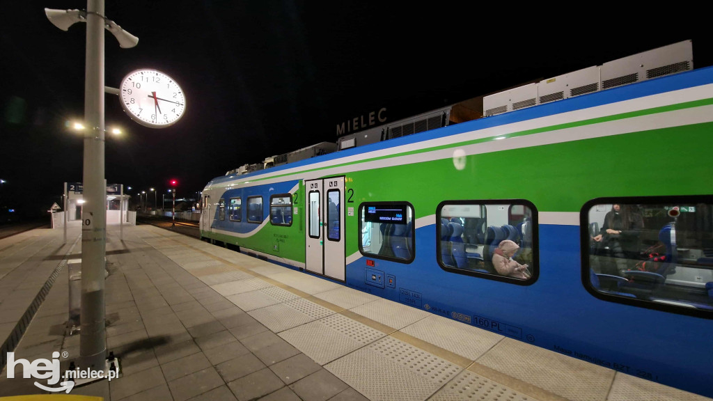 Pociąg z siarką na stacji Mielec