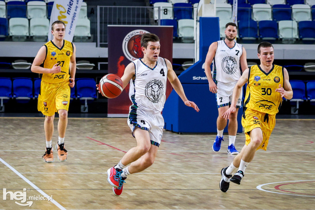 Koszykówka:  DZIKI MIELEC - PTG Sokół Łańcut