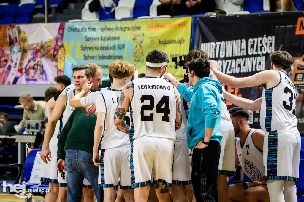 Koszykówka:  DZIKI MIELEC - PTG Sokół Łańcut