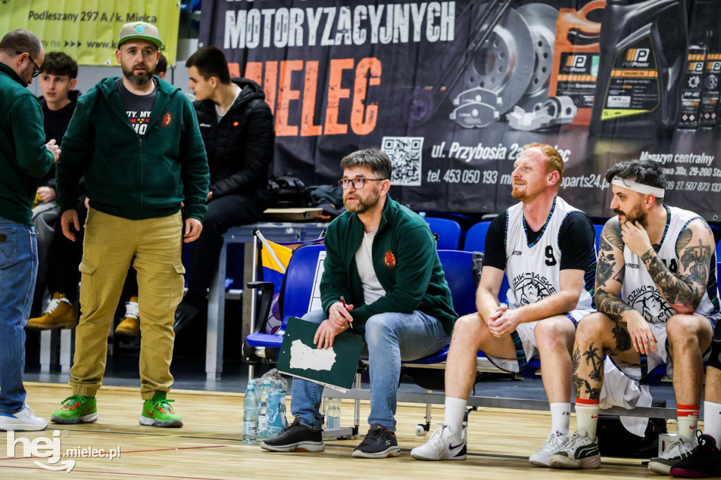 Koszykówka:  DZIKI MIELEC - PTG Sokół Łańcut