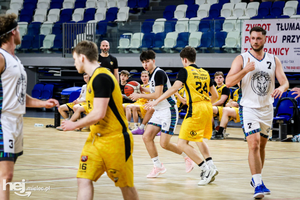 Koszykówka:  DZIKI MIELEC - PTG Sokół Łańcut