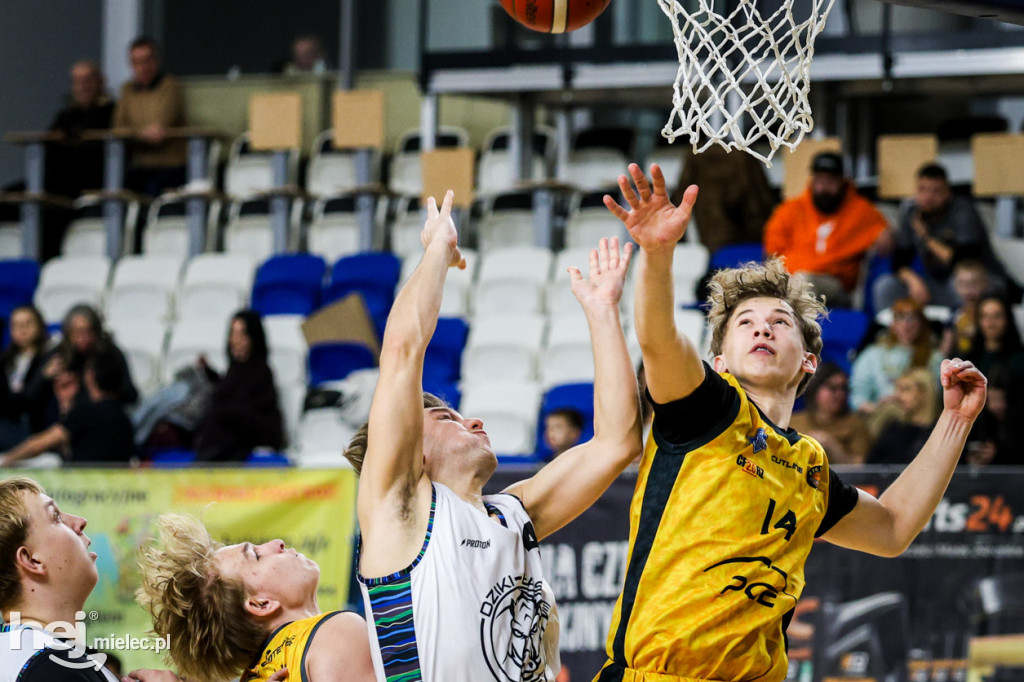Koszykówka:  DZIKI MIELEC - PTG Sokół Łańcut
