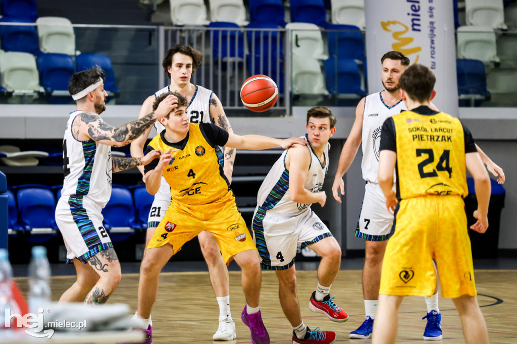 Koszykówka:  DZIKI MIELEC - PTG Sokół Łańcut