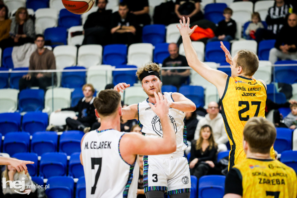 Koszykówka:  DZIKI MIELEC - PTG Sokół Łańcut