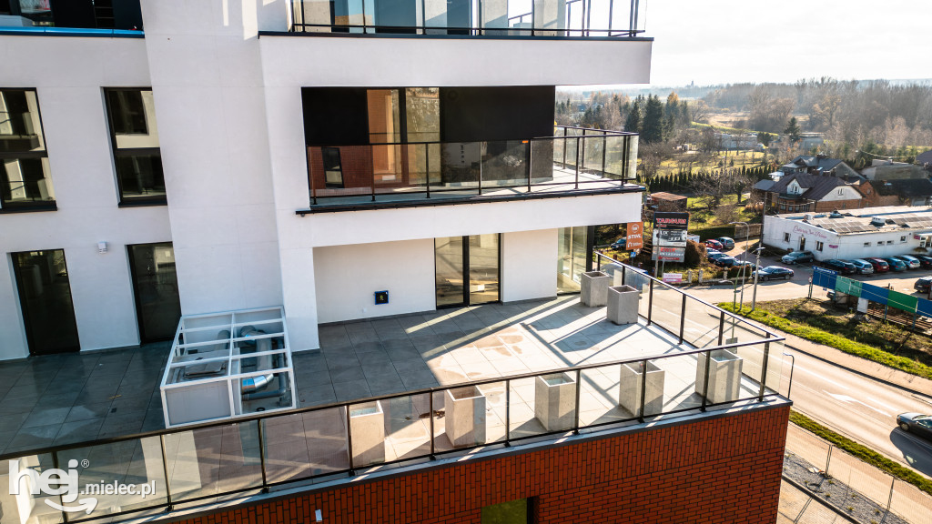 Osiedle Stara Cegielnia w Mielcu jesienią 2025 roku [DRON]