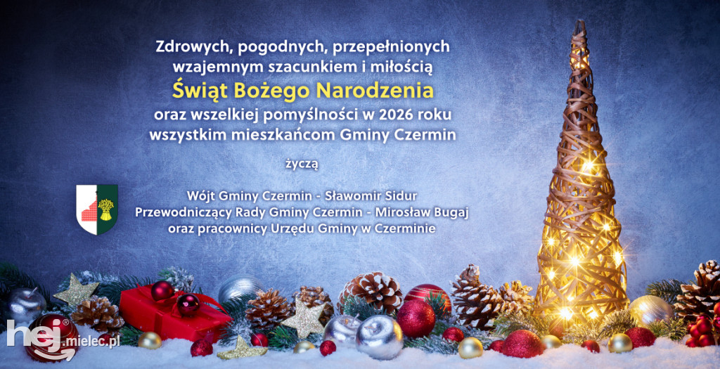 Świąteczne i noworoczne życzenia dla mielczan! Sprawdź od kogo!