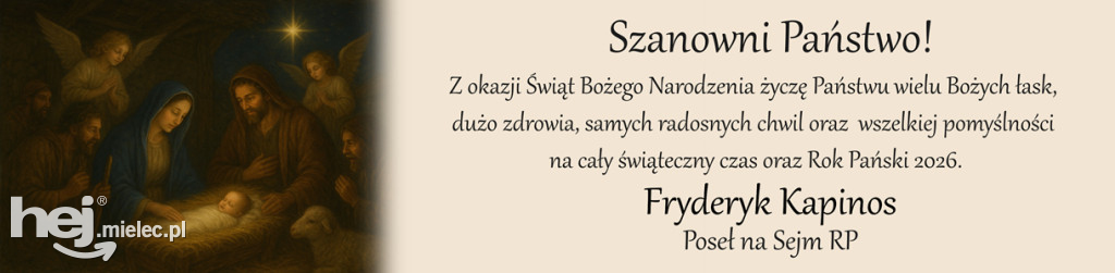 Świąteczne i noworoczne życzenia dla mielczan! Sprawdź od kogo!